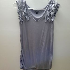 Express gray top size medium